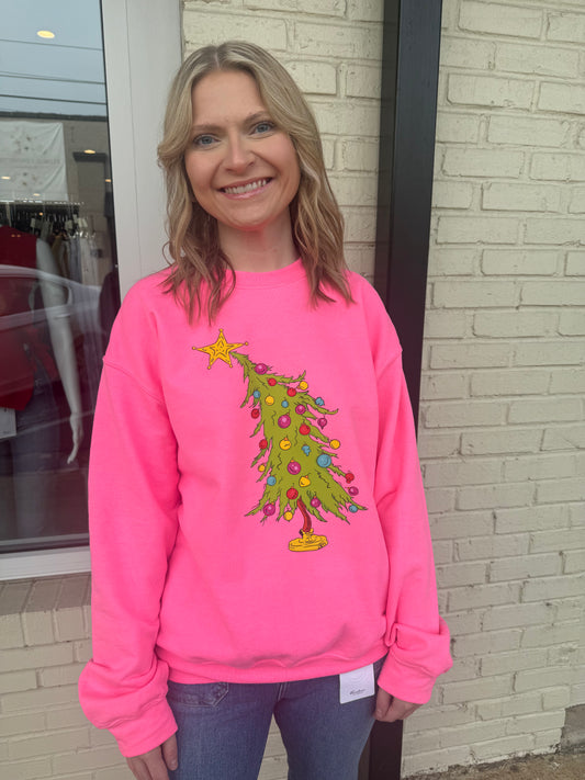Whoville tree sweatshirt