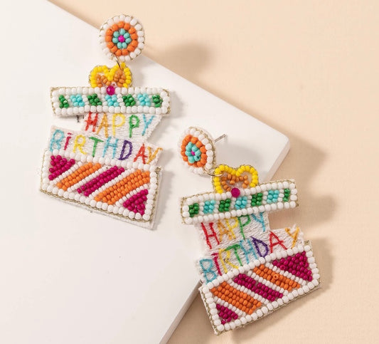Birthday gift earrings