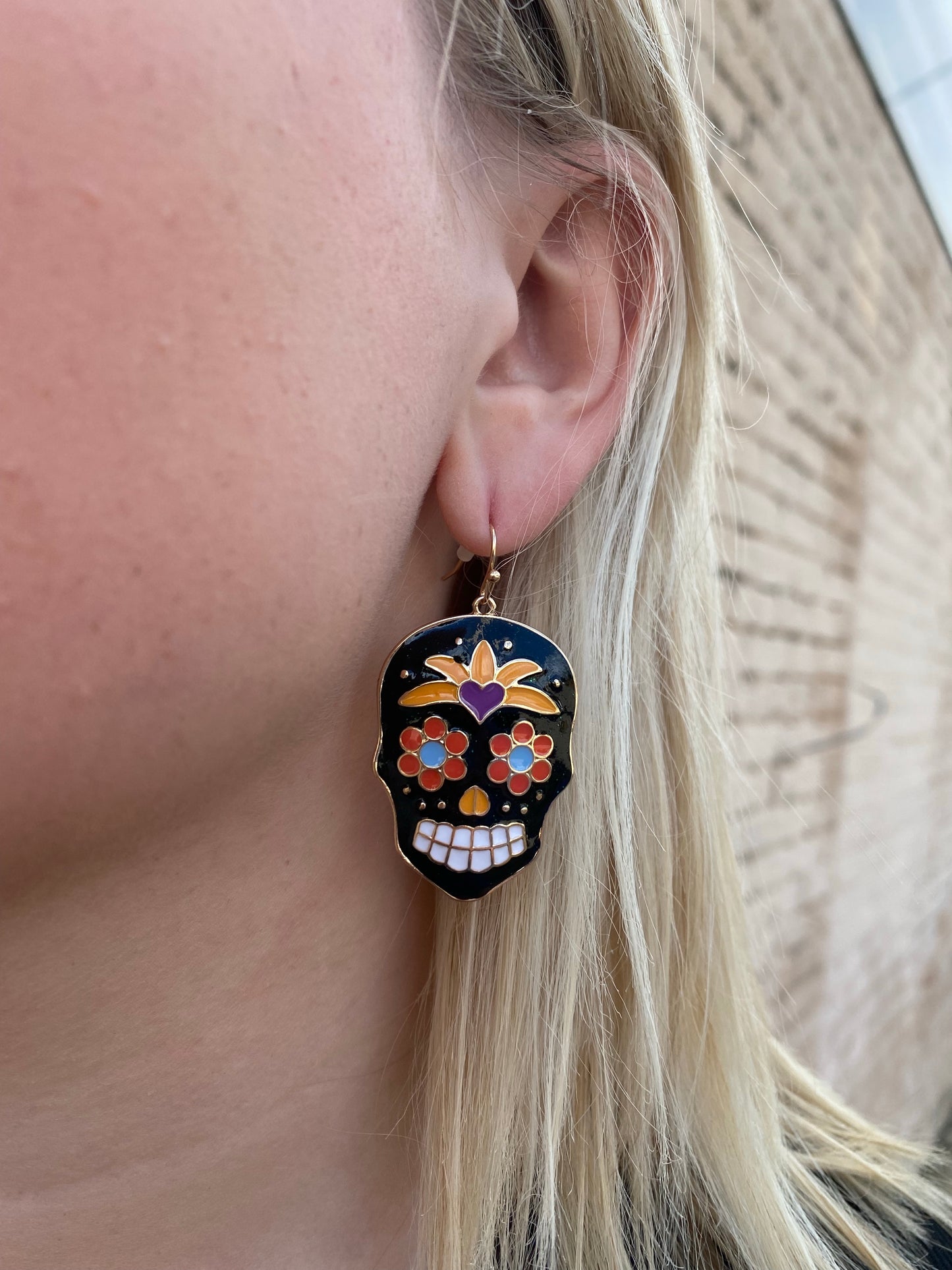 Skull earrings