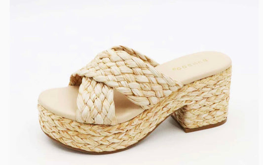 Tan sandals