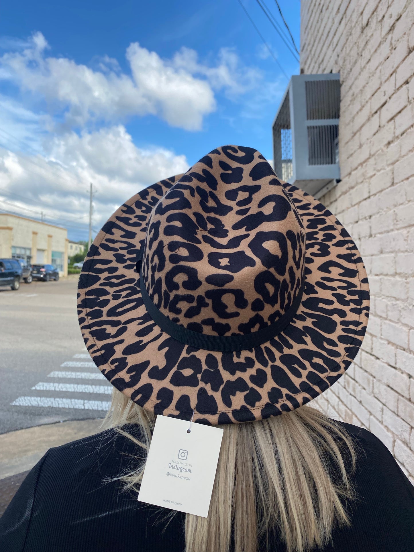 Leopard Print Fedora