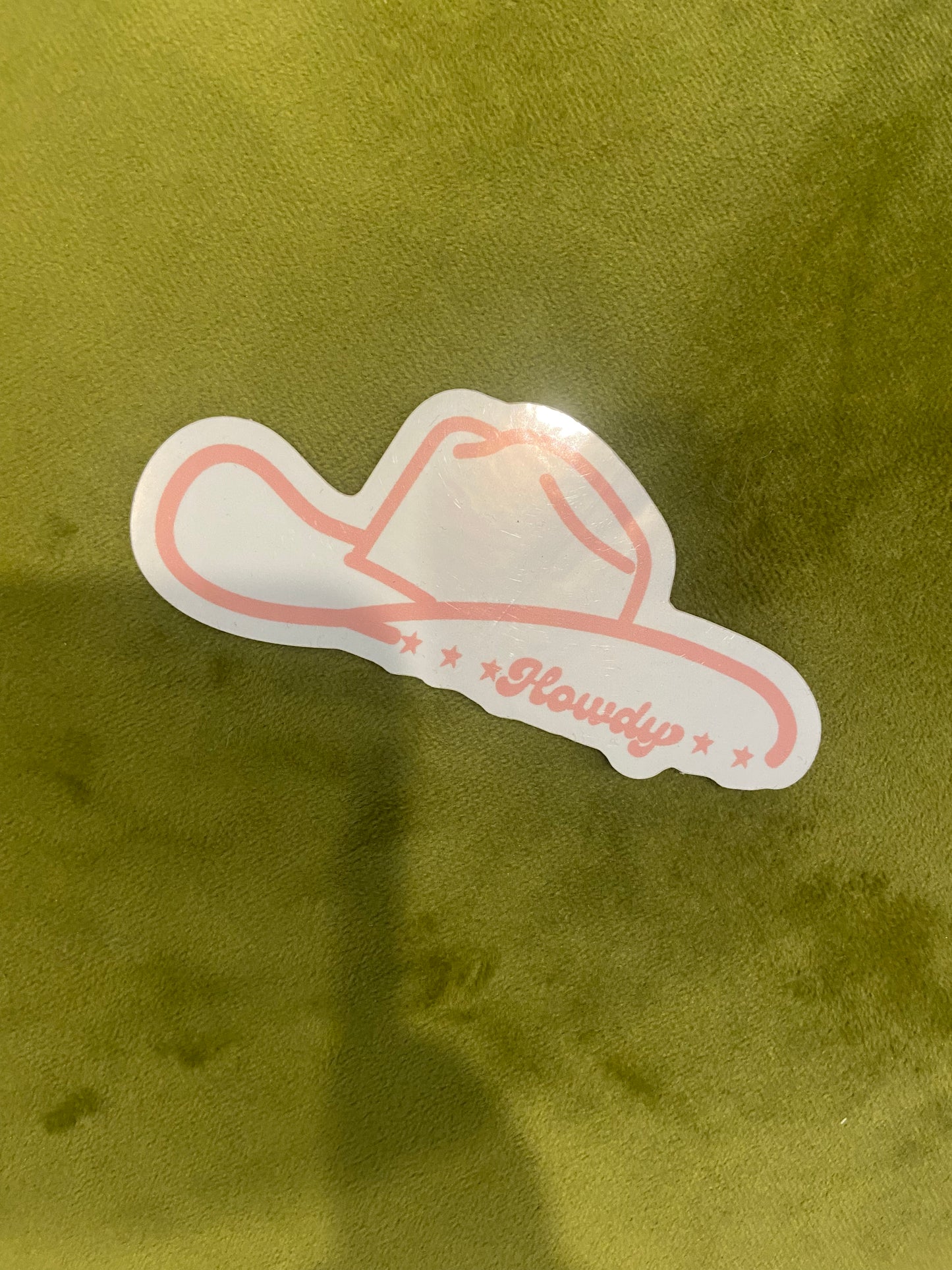 Howdy sticker