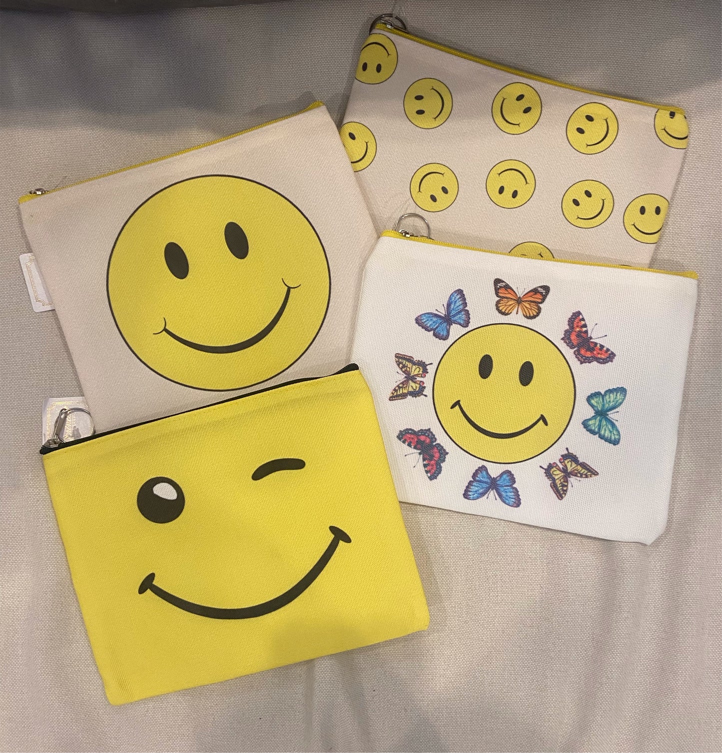 Smiley face bag