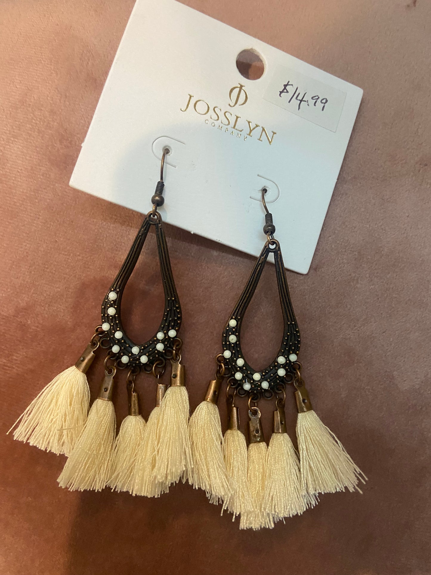 Boho tassel earrings